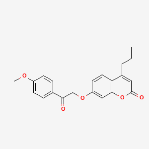 7-[2-(4-methoxyphenyl)-2-oxoethoxy]-4-propyl-2H-chromen-2-one