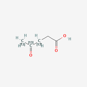 4-oxopentanoic-3,4,5-13C3 acid
