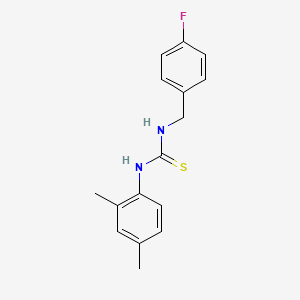 N-(2,4-dimethylphenyl)-N'-(4-fluorobenzyl)thiourea