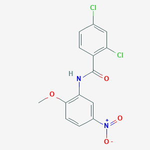 2,4-dichloro-N-(2-methoxy-5-nitrophenyl)benzamide