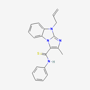 9-allyl-2-methyl-N-phenyl-9H-imidazo[1,2-a]benzimidazole-3-carbothioamide