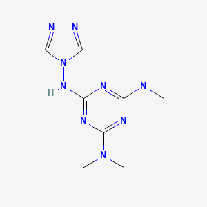 N~2~,N~2~,N~4~,N~4~-tetramethyl-N~6~-4H-1,2,4-triazol-4-yl-1,3,5-triazine-2,4,6-triamine