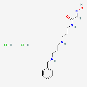 molecular formula C15H26Cl2N4O2 B5863956 N-(3-{[3-(benzylamino)propyl]amino}propyl)-2-(hydroxyimino)acetamide dihydrochloride 