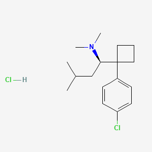molecular formula C17H27Cl2N B586399 (R)-Sibutramine hydrochloride CAS No. 154752-45-1