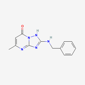 2-(benzylamino)-5-methyl[1,2,4]triazolo[1,5-a]pyrimidin-7(4H)-one