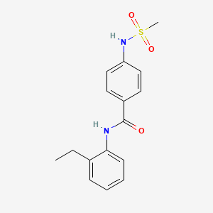 N-(2-ethylphenyl)-4-[(methylsulfonyl)amino]benzamide