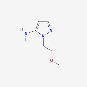 molecular formula C6H11N3O B586406 1-(2-Methoxyethyl)-1H-pyrazol-5-amine CAS No. 144991-37-7