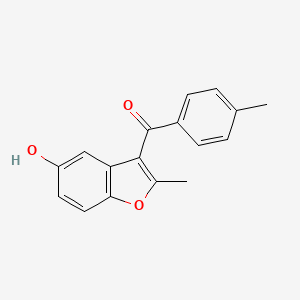 (5-hydroxy-2-methyl-1-benzofuran-3-yl)(4-methylphenyl)methanone