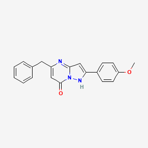 molecular formula C20H17N3O2 B5864068 5-benzyl-2-(4-methoxyphenyl)pyrazolo[1,5-a]pyrimidin-7(4H)-one 