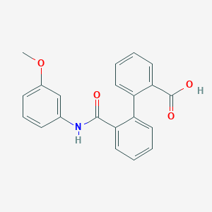 2'-{[(3-methoxyphenyl)amino]carbonyl}-2-biphenylcarboxylic acid