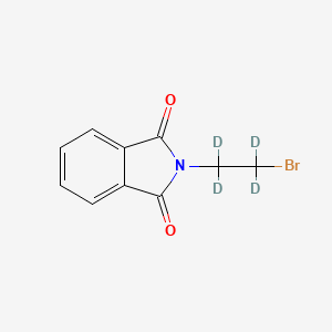 molecular formula C10H8BrNO2 B586419 N-(2-Bromoethyl-d4)phthalimide CAS No. 1009307-39-4