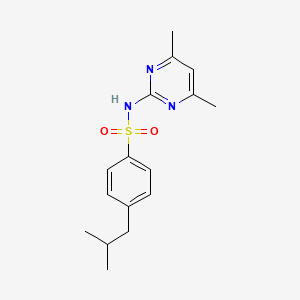 N-(4,6-dimethyl-2-pyrimidinyl)-4-isobutylbenzenesulfonamide