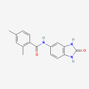 molecular formula C16H15N3O2 B5864196 2,4-dimethyl-N-(2-oxo-2,3-dihydro-1H-benzimidazol-5-yl)benzamide 