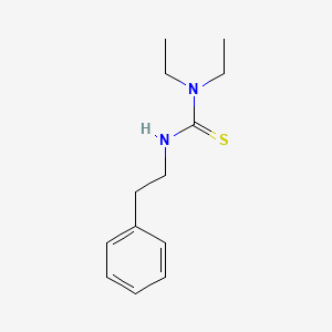 molecular formula C13H20N2S B5864221 N,N-diethyl-N'-(2-phenylethyl)thiourea 