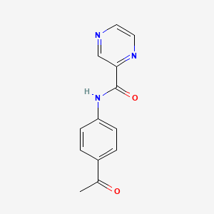 molecular formula C13H11N3O2 B5864264 N-(4-acetylphenyl)-2-pyrazinecarboxamide 