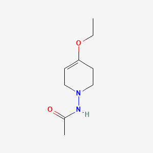 molecular formula C9H16N2O2 B586431 N-(4-Ethoxy-3,6-dihydro-1(2H)-pyridinyl)acetamide CAS No. 143281-85-0