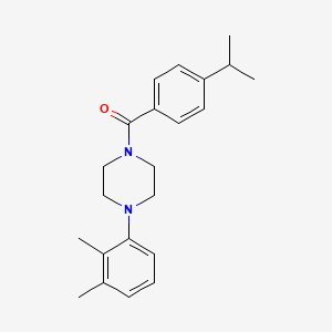 1-(2,3-dimethylphenyl)-4-(4-isopropylbenzoyl)piperazine