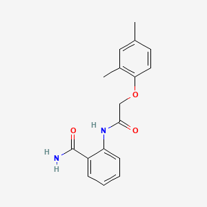 2-{[(2,4-dimethylphenoxy)acetyl]amino}benzamide