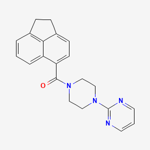 molecular formula C21H20N4O B5864360 2-[4-(1,2-dihydro-5-acenaphthylenylcarbonyl)-1-piperazinyl]pyrimidine 