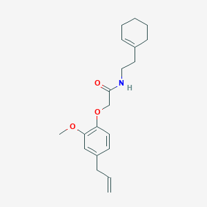 2-(4-allyl-2-methoxyphenoxy)-N-[2-(1-cyclohexen-1-yl)ethyl]acetamide