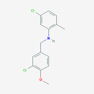 (3-chloro-4-methoxybenzyl)(5-chloro-2-methylphenyl)amine