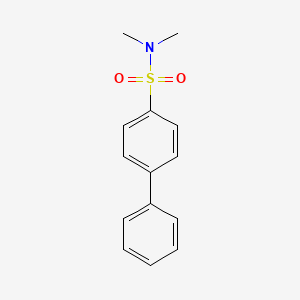 molecular formula C14H15NO2S B5864421 N,N-dimethyl-4-biphenylsulfonamide 