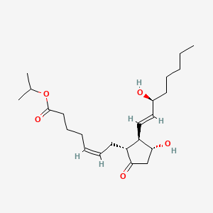 molecular formula C23H38O5 B586448 Prostaglandin E2 isopropyl ester CAS No. 71845-66-4