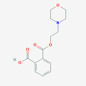 2-{[2-(4-morpholinyl)ethoxy]carbonyl}benzoic acid