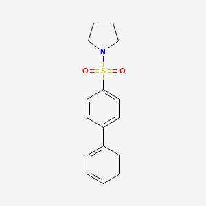 1-(4-biphenylylsulfonyl)pyrrolidine