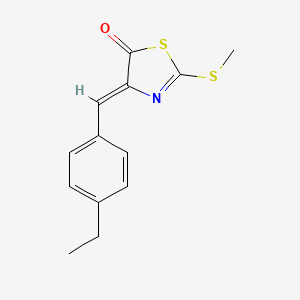 4-(4-ethylbenzylidene)-2-(methylthio)-1,3-thiazol-5(4H)-one