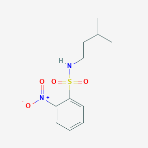 molecular formula C11H16N2O4S B5864523 N-(3-methylbutyl)-2-nitrobenzenesulfonamide 