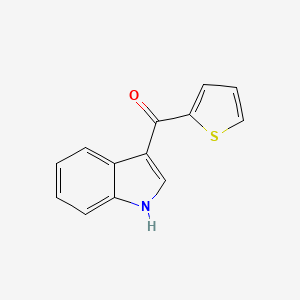 molecular formula C13H9NOS B5864528 1H-indol-3-yl(2-thienyl)methanone 