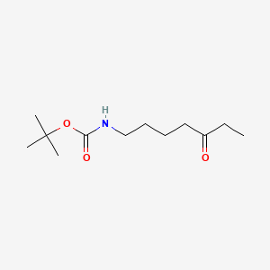 molecular formula C12H23NO3 B586453 tert-Butyl (5-oxoheptyl)carbamate CAS No. 1391052-51-9