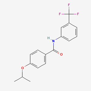 4-isopropoxy-N-[3-(trifluoromethyl)phenyl]benzamide