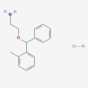 molecular formula C16H20ClNO B586456 N,N-Didemethylorphenadrine Hydrochloride CAS No. 17752-32-8