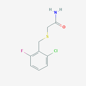 2-[(2-chloro-6-fluorobenzyl)thio]acetamide