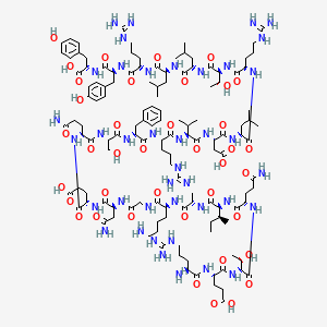molecular formula C130H210N40O39 B586464 MHC Class I-Derived Peptide CAS No. 147930-82-3