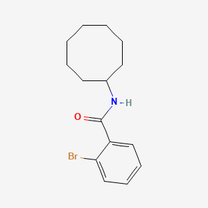 molecular formula C15H20BrNO B5864645 2-bromo-N-cyclooctylbenzamide 