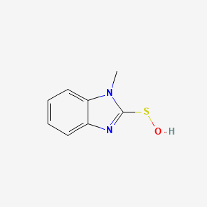 molecular formula C8H8N2OS B586465 (1-Methyl-1H-benzo[d]imidazol-2-yl)sulfanol CAS No. 145120-74-7