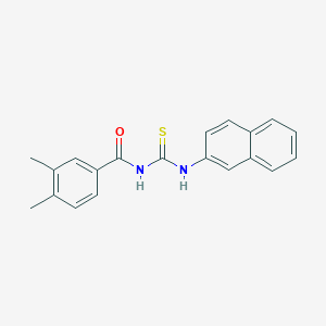 3,4-dimethyl-N-[(2-naphthylamino)carbonothioyl]benzamide