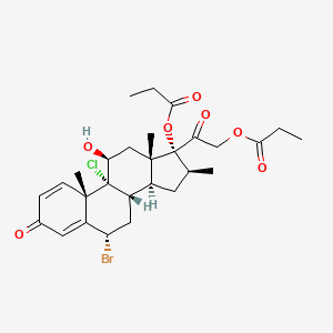molecular formula C28H36BrClO7 B586473 6alpha-Bromo-beclomethasone dipropionate CAS No. 887130-69-0