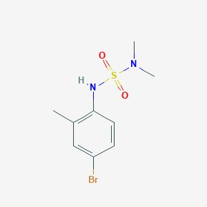 molecular formula C9H13BrN2O2S B5864739 N'-(4-bromo-2-methylphenyl)-N,N-dimethylsulfamide 