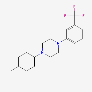 1-(4-ethylcyclohexyl)-4-[3-(trifluoromethyl)phenyl]piperazine