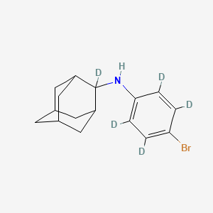 molecular formula C16H20BrN B586477 Bromantane-d5 CAS No. 1794737-27-1