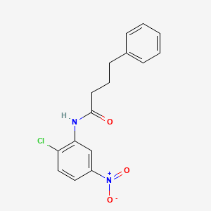 N-(2-chloro-5-nitrophenyl)-4-phenylbutanamide