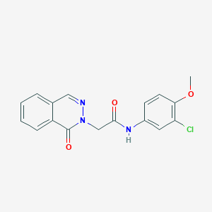 N-(3-chloro-4-methoxyphenyl)-2-(1-oxo-2(1H)-phthalazinyl)acetamide