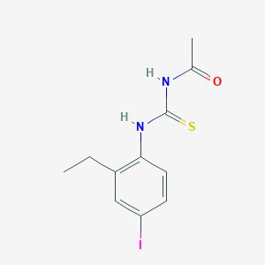 N-{[(2-ethyl-4-iodophenyl)amino]carbonothioyl}acetamide