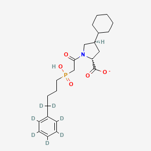 molecular formula C23H34NO5P B586493 Fosinoprilat-d7 CAS No. 1279220-43-7