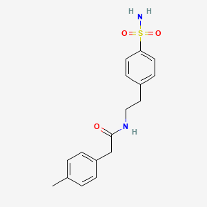 N-{2-[4-(aminosulfonyl)phenyl]ethyl}-2-(4-methylphenyl)acetamide