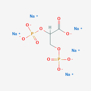 molecular formula C3H3Na5O10P2 B586496 2,3-Diphospho-Glyceric Acid Pentasodium CAS No. 1287756-01-7